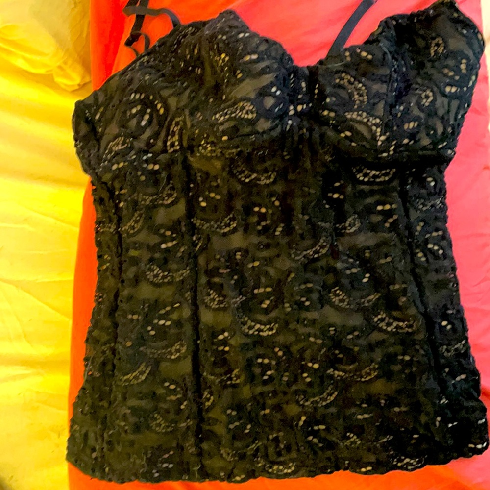 Cosabella camisole lace fully lined previously loved top .